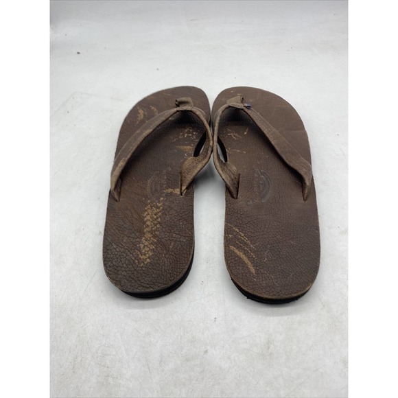 Rainbow Sandals Mens Luxury Leather - Flip Flop XXXL 13.5-15 D5